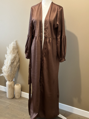 Kimono à Motif avec Manches Resserrées