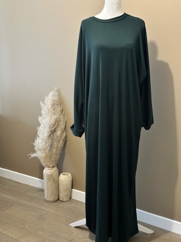 Abaya fluide avec rayure – Image 3