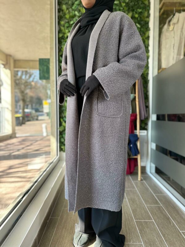 Manteau laine bouclée – Image 6