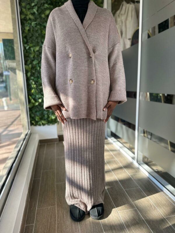 Ensemble jupe & gilet bouton – Image 4