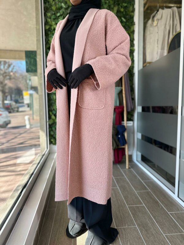 Manteau laine bouclée – Image 4