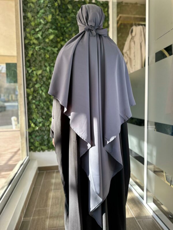 Khimar simple soie de Médine – Image 3