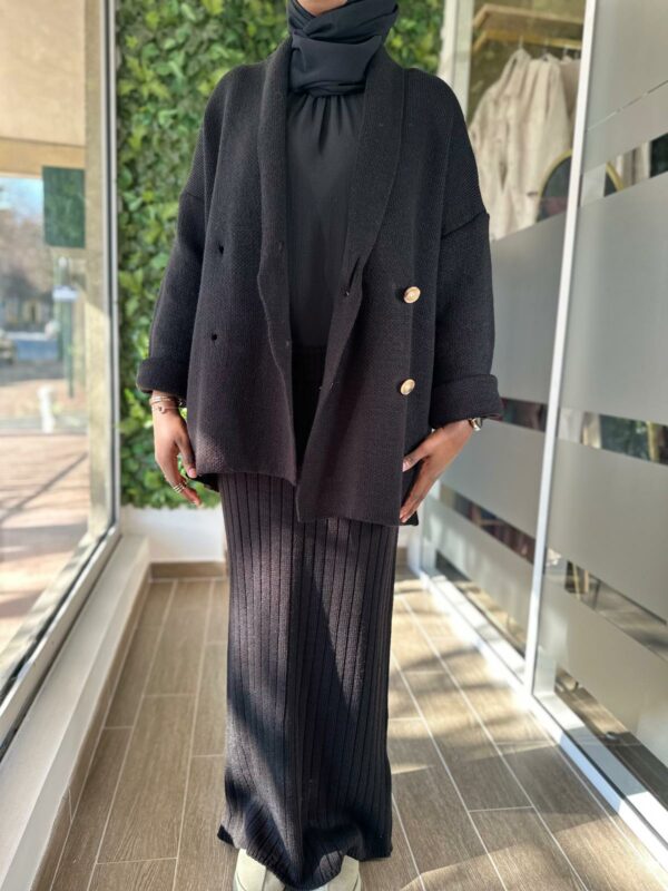 Ensemble jupe & gilet bouton – Image 3