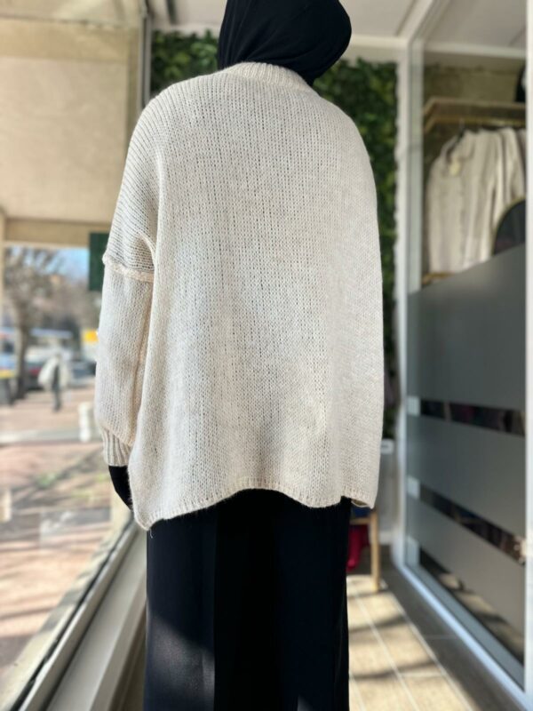 Pull gilet à bouton – Image 5