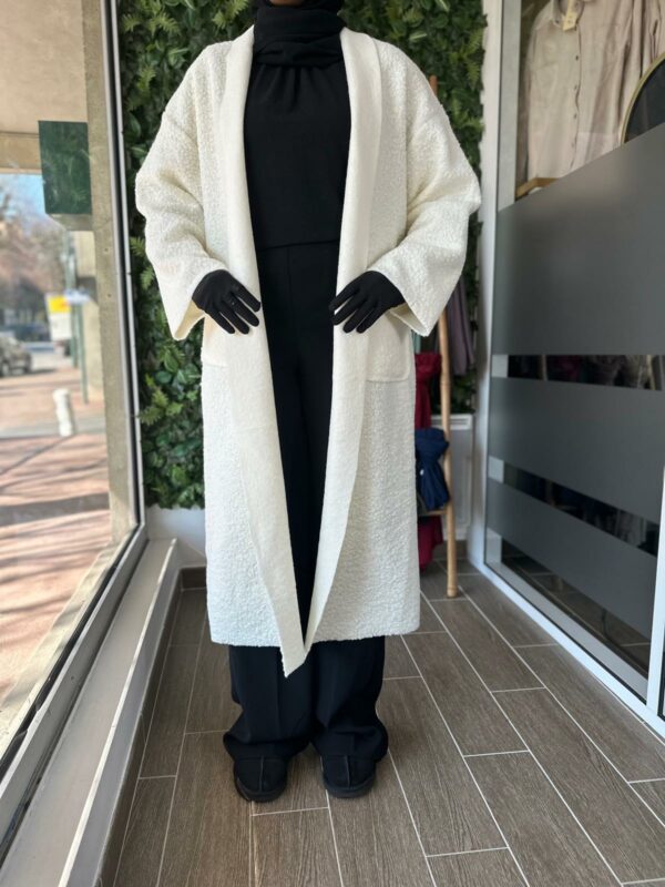 Manteau laine bouclée – Image 10