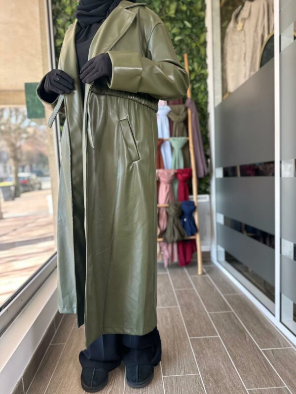 Manteau similicuir