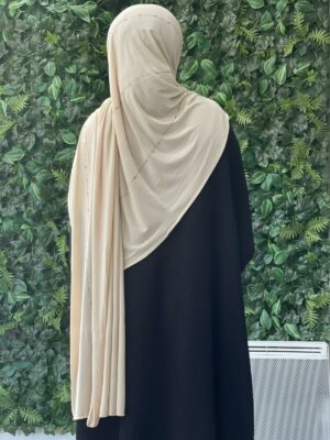 Hijab jersey pailleté